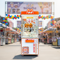 Machine de jeu d'arcade à griffes personnalisable avec revêtement vinyle, machine à griffes unique pour mariages