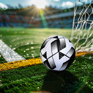 Aiju venta al por mayor profesional de alta calidad PU pelota de fútbol varios tipos entrenamiento de fútbol en tamaño 5 barato Original <span class=keywords><strong>Balon</strong></span> De <span class=keywords><strong>Futbol</strong></span> - Product Image 3