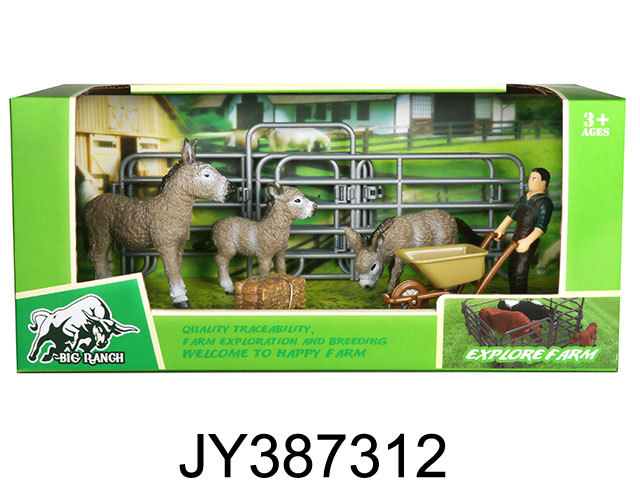 Animaux de la Ferme Jouet avec Grange, Transporteurs et Clôture Détachable, Cadeau pour 3 4 5 Ans Enfant Garçons Filles Animaux de la Ferme Jouet avec Grange, Transporteurs et Clôture Détachable, Cadeau pour 3 4 5 Ans Enfant Garçons Filles