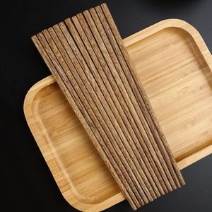 10 paires de baguettes en bois naturel de poulet, en bois massif, non peintes, non cirées, extra longues, parfaites pour le hot pot et la friture. - Product Image 3
