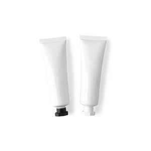 Envase de Tubo Flexible Blanco Brillante de 50g para Cosméticos, Versión Delgada de 50ml para Limpiador Facial y Crema de Manos, con Tapa de Rosca Blanca - Product Image 2