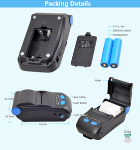 XP-P300 x Máy in chất lượng tốt mini xách tay 58 mét màu xanh răng impresor nhiệt máy in di động cho bãi đậu xe kiosk thiết bị - Product Image 6