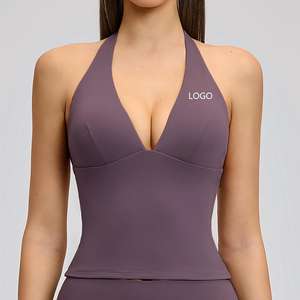 Nuevo Top sin Mangas 2026, Chaleco de Yoga con Cuello en V, Alta Elasticidad, Espalda Descubierta, Chaleco Deportivo para Mujer, para Fitness al Aire Libre - Product Image 1