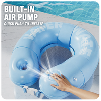 Canapé flottant gonflable épaissi pour piscine extérieure, jouet aquatique universel pour adultes et enfants