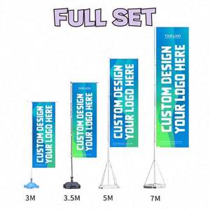 Drapeaux décoratifs Nobori personnalisés bon marché pour la publicité - Product Image 4