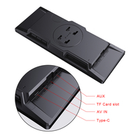 Écran portable CarPlay de 10,26 pouces, lien miroir, image de recul, émetteur FM, navigation BT, lecteur DVD de voiture pour voiture universelle