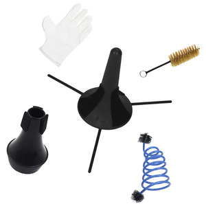 Kit de Mantenimiento y Limpieza para Trompeta, Incluye Soporte para Trompeta, Cepillo para Válvulas, Cepillo Flexible en Forma de Serpiente, Guantes Silenciadores - Product Image 3