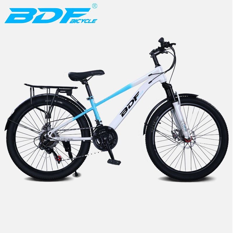 BDF 21-Speed Mountain Bike - 20/24/26 Inch MTB, Disc Brake, Suspension ...