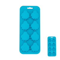 Moule à glace de qualité alimentaire, moule à glace en silicone personnalisé, 8 grilles, motif amusant pour enfants, modèle de bonbons en silicone DIY