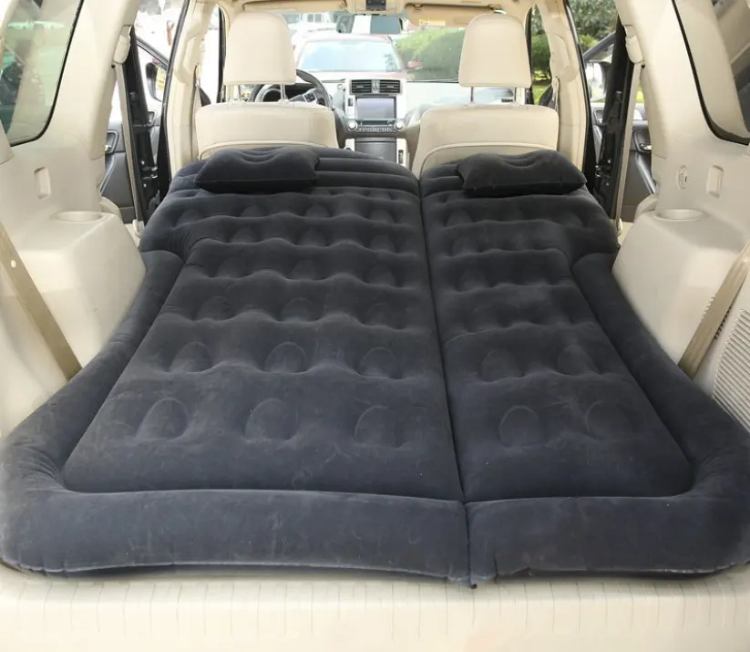 Matelas de voyage pliable pour siège arrière de voiture Matelas gonflable pour coffre de voiture