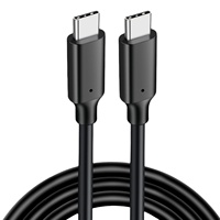 Câble de données USB-C vers USB-C 5A 100W PD à charge rapide, double connecteur mâle, pour ordinateur, téléphone portable, ordinateur portable