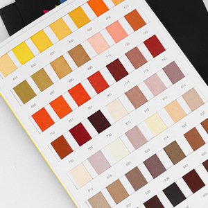 Polyester Satin Ribbon Color Card 196 Colors Solid Woven Ribbons For Clothing Packaging Materials - Product Image 2