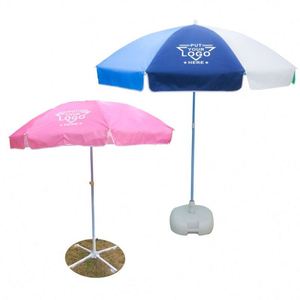 Parasols publicitaires d'extérieur avec logo – Parasol de plage moderne pour stand extérieur et camping - Product Image 1