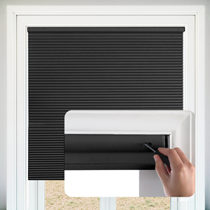 ستائر خلوية بدون حفر بسعر المصنع، ستائر تعتيم لاسلكية على شكل خلية النحل - Product Image 1