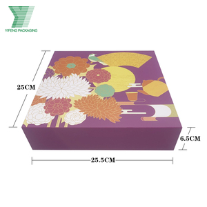 Mid-Autumn Festival Custom Simple Design Paper Cardboard Luxury Mooncake Box Gift Packaging Food Box