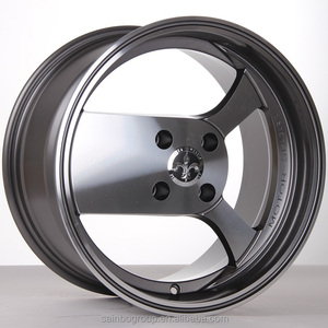 Rines de Aleación de Aluminio para Automóvil Sainbo, F70304, 13x5.5, 14x6, 16x7, 16x8.5, 4x100, 4x108, 4x114.3, 5x100, Bronce, Plata, Negro, Blanco, Borde Mecanizado - Product Image 1