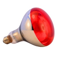Lampe infrarouge professionnelle durable, rouge, peinte, ampoule IR BR40 pour garder les animaux au chaud et traiter les maladies