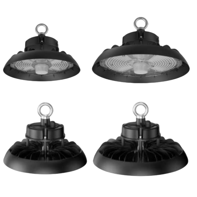 In Stock 150Lm/W ETL LED Warehouse Light Fixture Workshop Highbay Industrial Lighting 150W 200W 240W 300W UFO LED Highbay Light