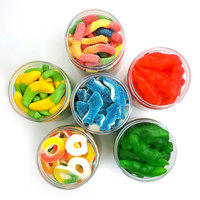 Fabrieksdirect Multi-vormige Fruit Gummy Candy Worm Belt Bear OEM Private Label Custom Logo Custom Verpakking Bulk Exporteur