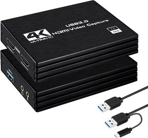 Offre Spéciale 1080p 60fps pour HDMI vers USB 3.0 Carte de capture vidéo en direct et enregistrement MP4 pour <span class=keywords><strong>Xbox</strong></span> PS4 Wii Nintendo Switch - Product Image 1