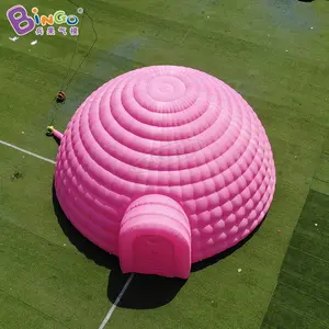 8x8x4M 거대한 풍선 핑크 돔 텐트 풍선 이글루 파티 이벤트 텐트