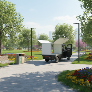 Triciclo de Carga Eléctrico EEC, Superventas en China 2026 |   Motor de 4000W, Alcance de 90 km, Carga de 100-200 kg |   Logística de Cuerpo Cerrado para Uso Agrícola - Product Image 5