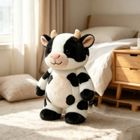 Peluche mignonne personnalisée, poupée en tissu de coton et doublure en maille