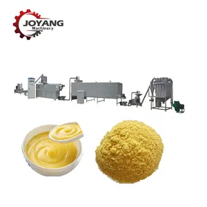 Puffed Corn Cereal Instant Powder Porridge Flour Baby Cereals Extruder Machinery Line