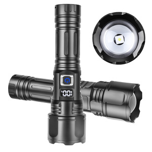 ไฟฉายสปอตไลท์แบบกำหนดเองได้ ความสว่างสูงพิเศษ 30W แสงสีขาว LED ชาร์จไฟได้ พร้อมหน้าจอดิจิตอล ระยะไกล ชาร์จผ่านพอร์ต Type C - Product Image 3