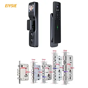 Factory Direct Supplier Good Quality Wifi Digital Screen 3D Face Recognition Smart Door Lock With Camera