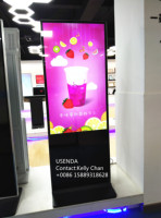 Kiosco Publicitario LCD Vertical con Pantalla Táctil de 55 Pulgadas para Interiores, Tótem Digital Android para Animación en Centros Comerciales