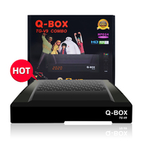 Q-BOX TG-V9 Nouveau décodeur Combo HD Récepteurs de télévision par satellite pour l'Afrique