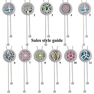 สร้อยคอแฟชั่นสไตล์ใหม่ สร้อยจี้น้ำมันหอมระเหย สร้อยแบบโซ่ลายงู พร้อมพู่ห้อยยาว สำหรับผู้หญิง - Product Image 2