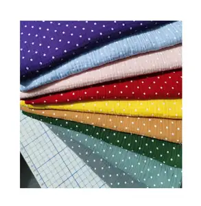 Stock Design Print Muslin Gauze Fabric Roll For Baby Swaddle Blanket Double Gauze 100% Cotton Muslin Fabric