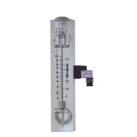 LZM- Serie de flujo acrílico con interruptor de límite de alarma, medidor de ruta montado en Panel
