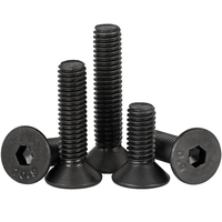 M2 M3 M4 M5 M6 M8 M10 M12 M14 M16 DIN7991 Grade10.9 Vis hexagonales Allen en oxyde noir CSK Boulons à tête plate fraisée