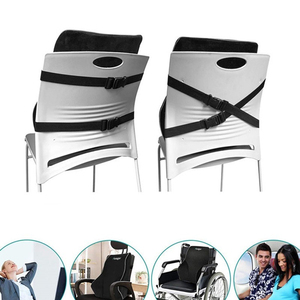 Coussin de soutien <span class=keywords><strong>lombaire</strong></span> ergonomique en mousse à mémoire de forme pour chaises de bureau, voitures et fauteuils roulants - Product Image 4