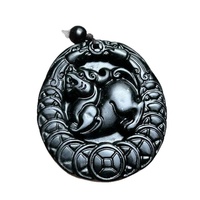 Kalung Liontin Buddha Motif Ular Custom Grosir, Liontin Naga Kirin Bermerek untuk Pria, Tanpa Material, Penjualan Langsung