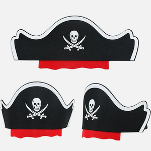 Halloween <strong>Pirate</strong> <strong>Eye</strong> <strong>Patches</strong> Black Felt Captain <strong>Patches</strong> Cross Knife Eyepatch Cosplay Props <strong>Pirate</strong> for Party <strong>Pirate</strong> Theme - Product Image 2