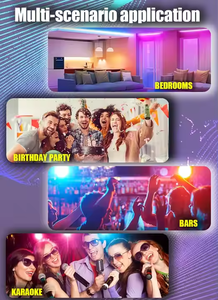 Bombilla LED con Altavoz Inalámbrico, Control Remoto, Bombilla LED E27 RGB, Lámpara de Colores Regulable E27 para Decoración de Fiestas en Casa - Product Image 3