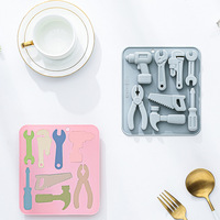 Moule en silicone antiadhésif à 8 cavités pour gâteaux, chocolats, bonbons et glaçons, réutilisable, de qualité alimentaire, magnétique et mignon, pour le bricolage