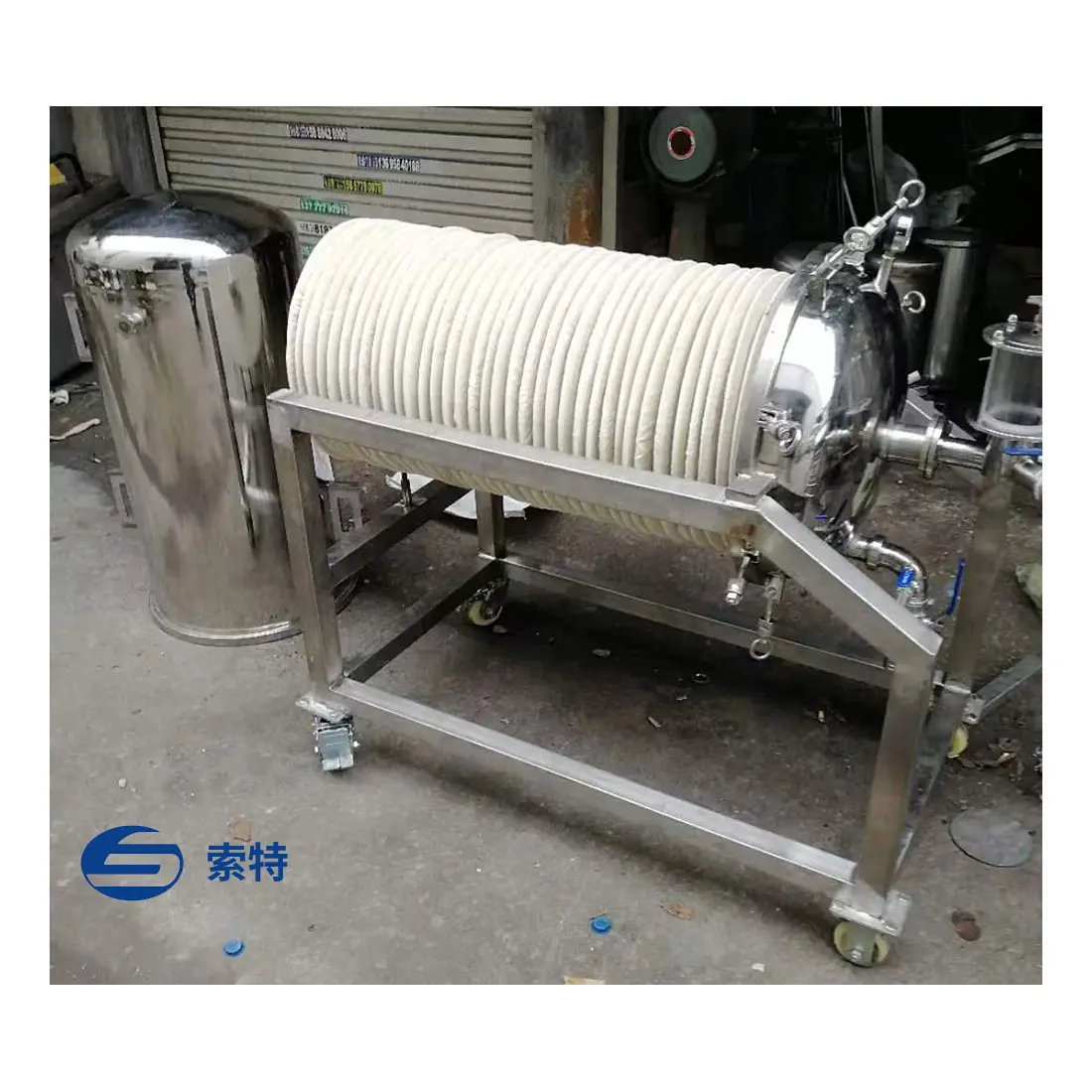 Direct Sales Sanitary Stainless Steel Lenticular Filter Diatomaceous Earth Beer Filter