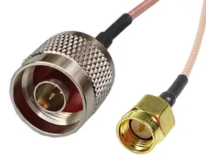 Cable coaxial del cable de Rg178 Sma con el tipo macho de N al cable coaxial del conector macho de Sma Rg178