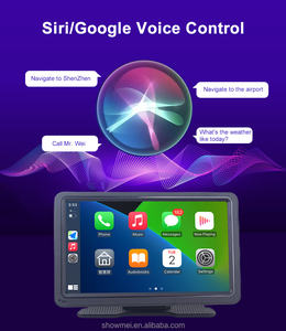 Reproductor DVR Portátil de 7 Pulgadas con Carplay Inalámbrico, Android Auto, Navegación, Pantalla Táctil, Monitor para Auto - Product Image 2