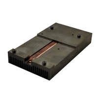 Penyerap Panas Aluminium Ekstrusi Konduktif Termal Tinggi dengan Pipa Panas Harga Murah untuk Pendingin GPU CPU/Elektronik Konsumen