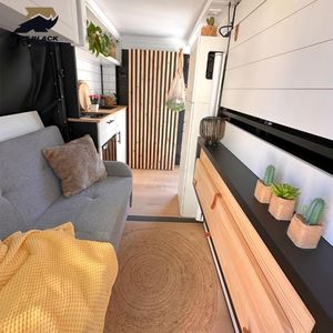 Modulo Slide in Camper sur le plateau arrière, insert de <span class=keywords><strong>douche</strong></span>, mobilier de <span class=keywords><strong>fourgon</strong></span> personnalisé, <span class=keywords><strong>kit</strong></span> de conversion de lit coulissant pour camping-car - Product Image 5