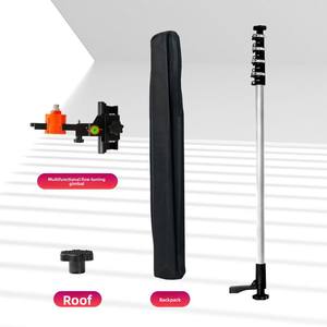 <span class=keywords><strong>Niveau</strong></span> <span class=keywords><strong>laser</strong></span> en acier à 360 degrés avec 12 lignes <span class=keywords><strong>laser</strong></span> vertes, <span class=keywords><strong>tige</strong></span> télescopique, garantie pour les projets de bricolage - Product Image 2