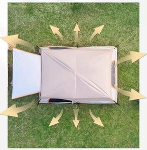 Tente de <span class=keywords><strong>camping</strong></span> imperméable d'extérieur en Oxford et fibre de verre, deux chambres, un salon, pour plusieurs <span class=keywords><strong>personnes</strong></span>, vie en plein air, <span class=keywords><strong>camping</strong></span> - Product Image 2