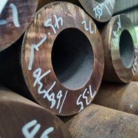 Tubo de Acero sin Costura de Aleación, Diámetro Exterior y Grosor de Pared Personalizados, API y ASTM A519 para Equipos de Campos Petroleros, Cilindros Hidráulicos