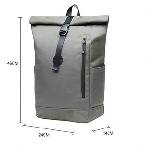 Custom School Cool Backpack <b>Rucksack</b> New Design Outdoor Travel Roll Top Waterproof Softback for <b>Laptop</b> Use - Product Image 1